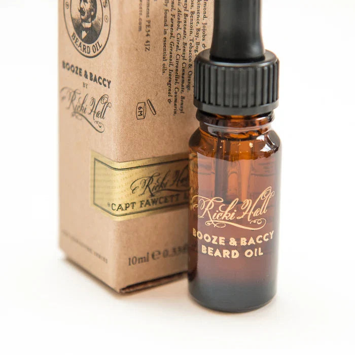 Captain Fawcett - Ricki Hall Booze and Baccy Beard Oil Travel 10ml