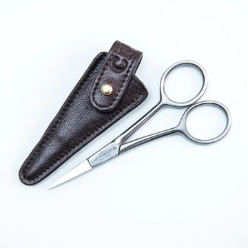 Captain Fawcett - Grooming Scissors with leather pouch