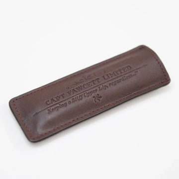 Captain Fawcett - Large Leather Sleeve for Pocket Beard Comb (7779)