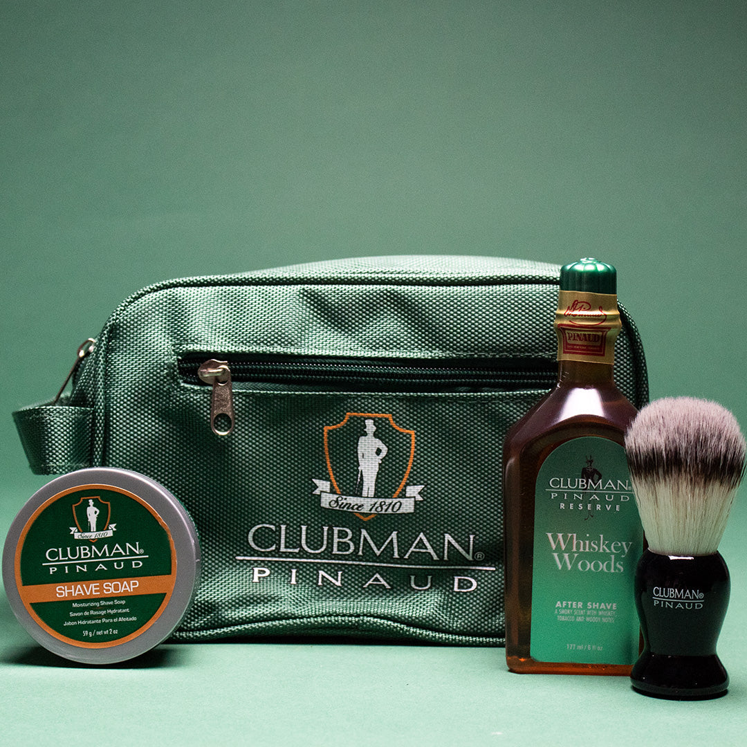 Clubman Pinaud - Whiskey Woods Shave Kit