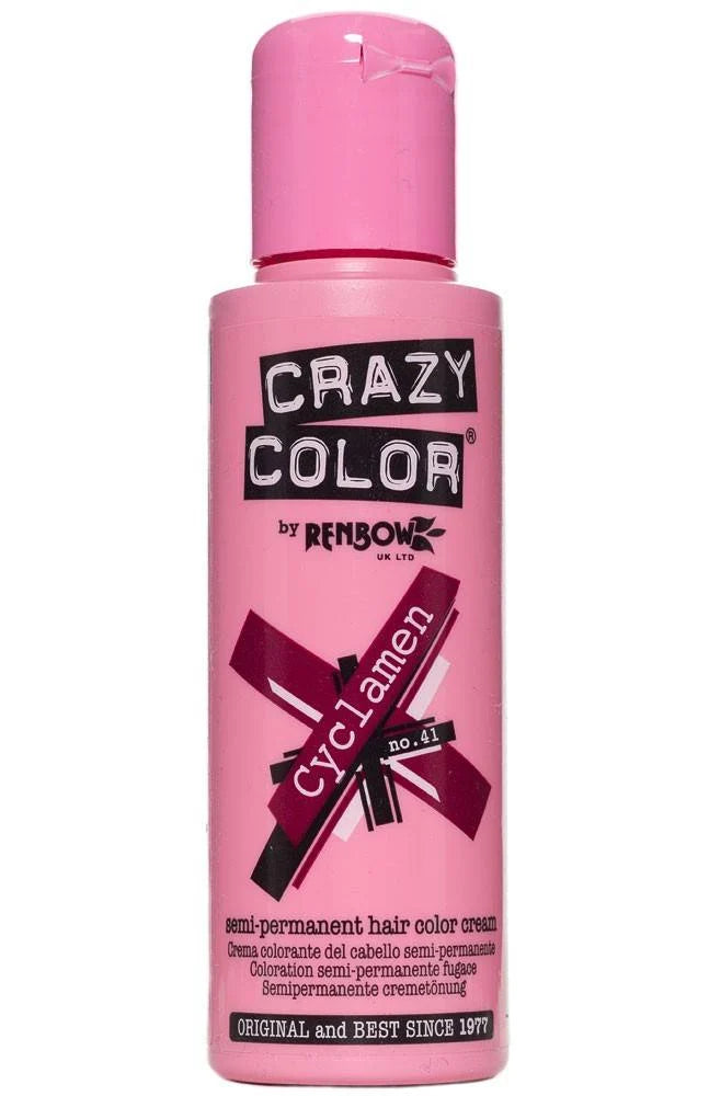 Crazy Color - Semi-Permanent Hair Color Cyclamen 100ml