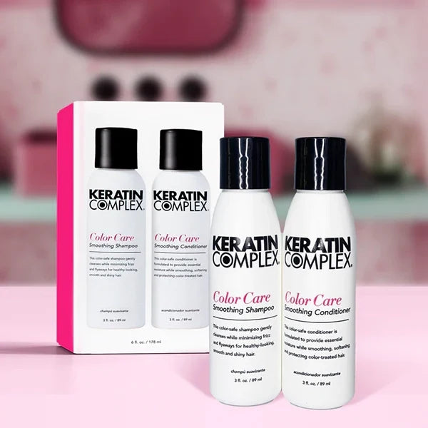 Keratin Complex - Valet Colour Care Shampoo & Conditioner Pack 89ml