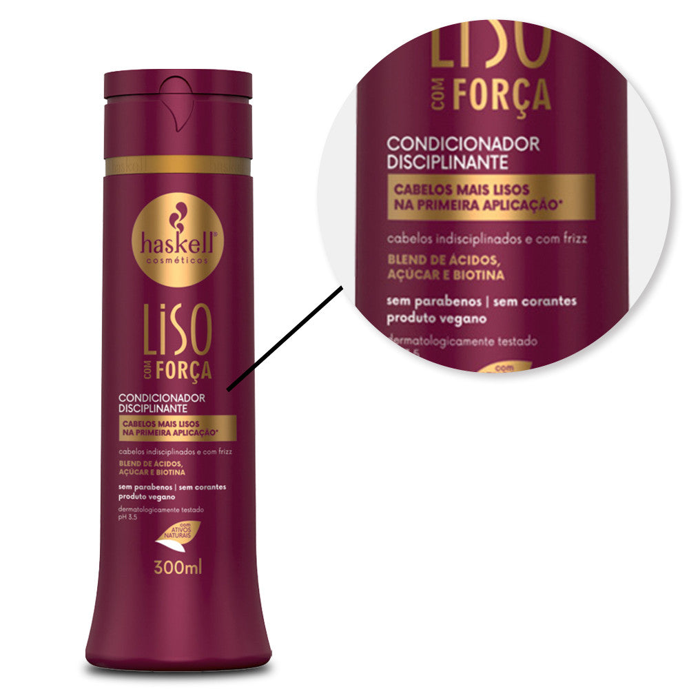 Haskell - Liso Com Forca (Straight with Strength) Conditioner 300ml