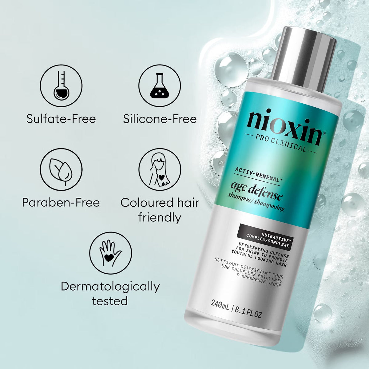 Nioxin Professional Age Defense Shampoo 240ml