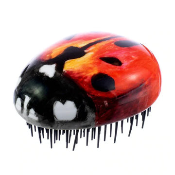 Kent - Pebble Detangling Ladybug Brush
