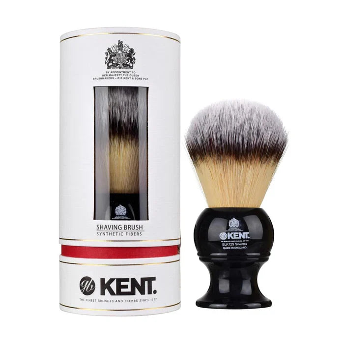 Kent - BLK12S Extra Large Synthetic Shaving Brush Black