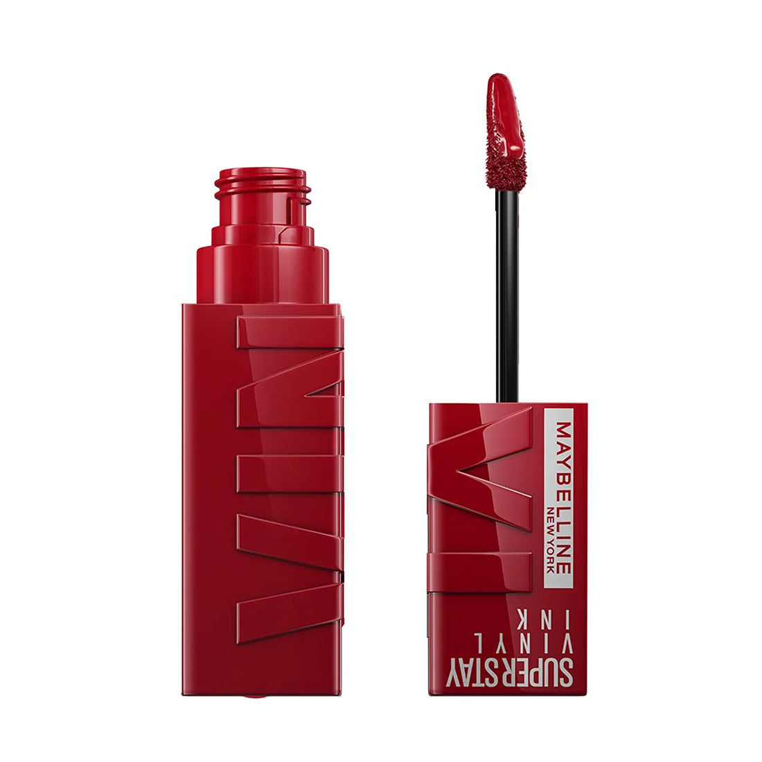Maybelline - New York Super Stay Vinyl Ink Liquid Lipstick, Instant Shine Lasts Up To 16H - 10 Lippy 4.2ml - Nexus hair