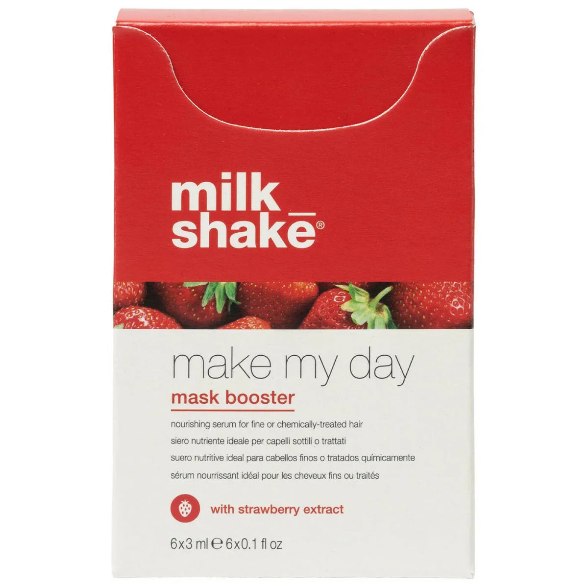 Milk Shake - Make My Day Mask Booster Strawberry 6 x 3ml