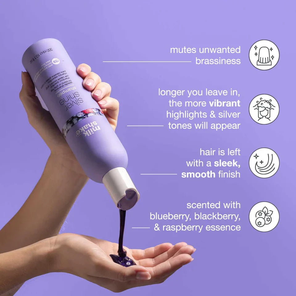 Milk Shake - Silver Shine Shampoo 300ml and Conditioner 250ml Duo