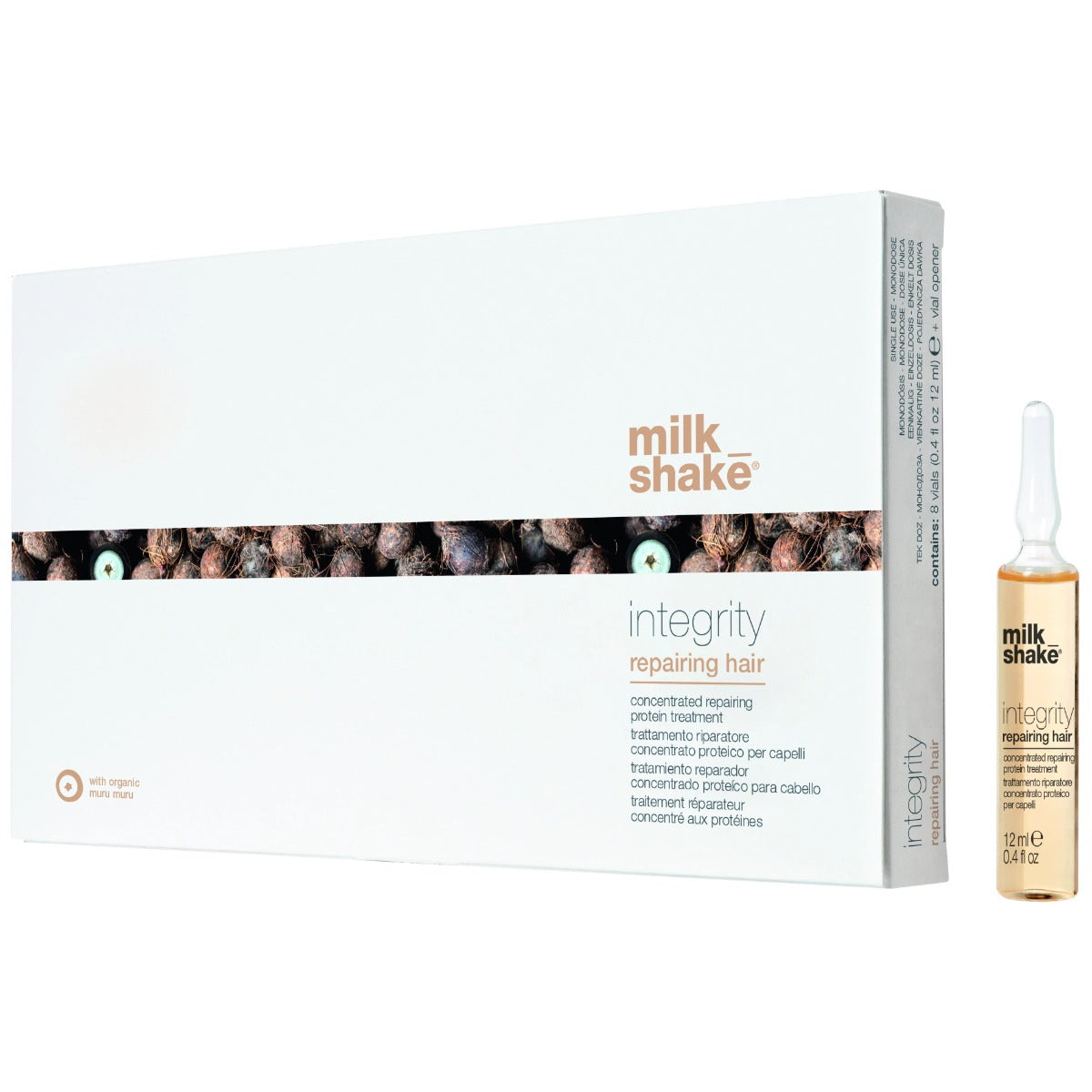 Milk Shake - Integrity Hair Vials Concentrated Repairing Protein Treatment 8 X 12ml