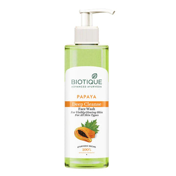 Biotique - Bio Papaya Deep Cleanse Face Wash For All Skin Types 200ml