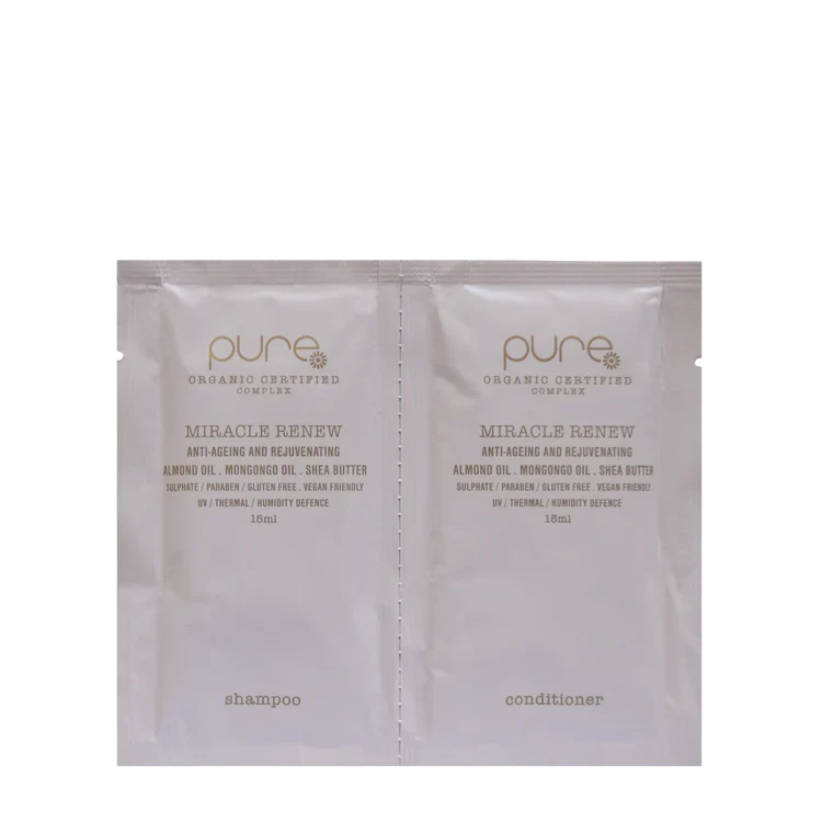 Pure Organic - Miracle Renew Shampoo & Conditioner Sachet Duo