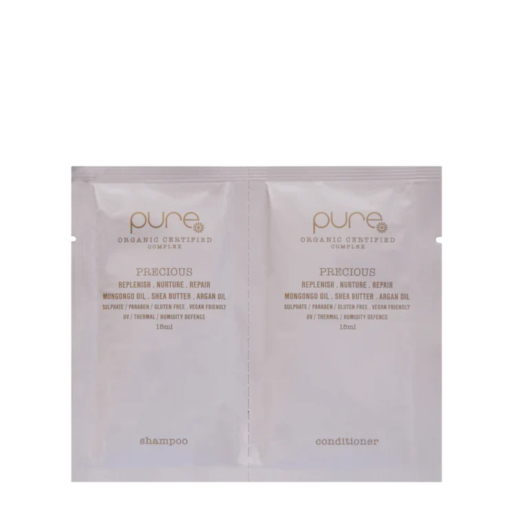 Pure Organic - Precious Shampoo & Conditioner Sachet Duo