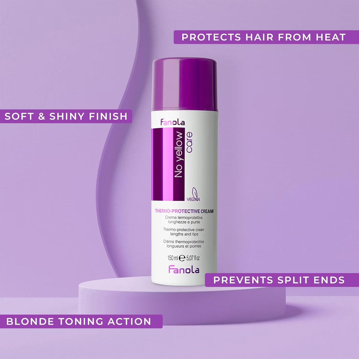 Fanola - No Yellow Thermo-Protective Cream 150ml