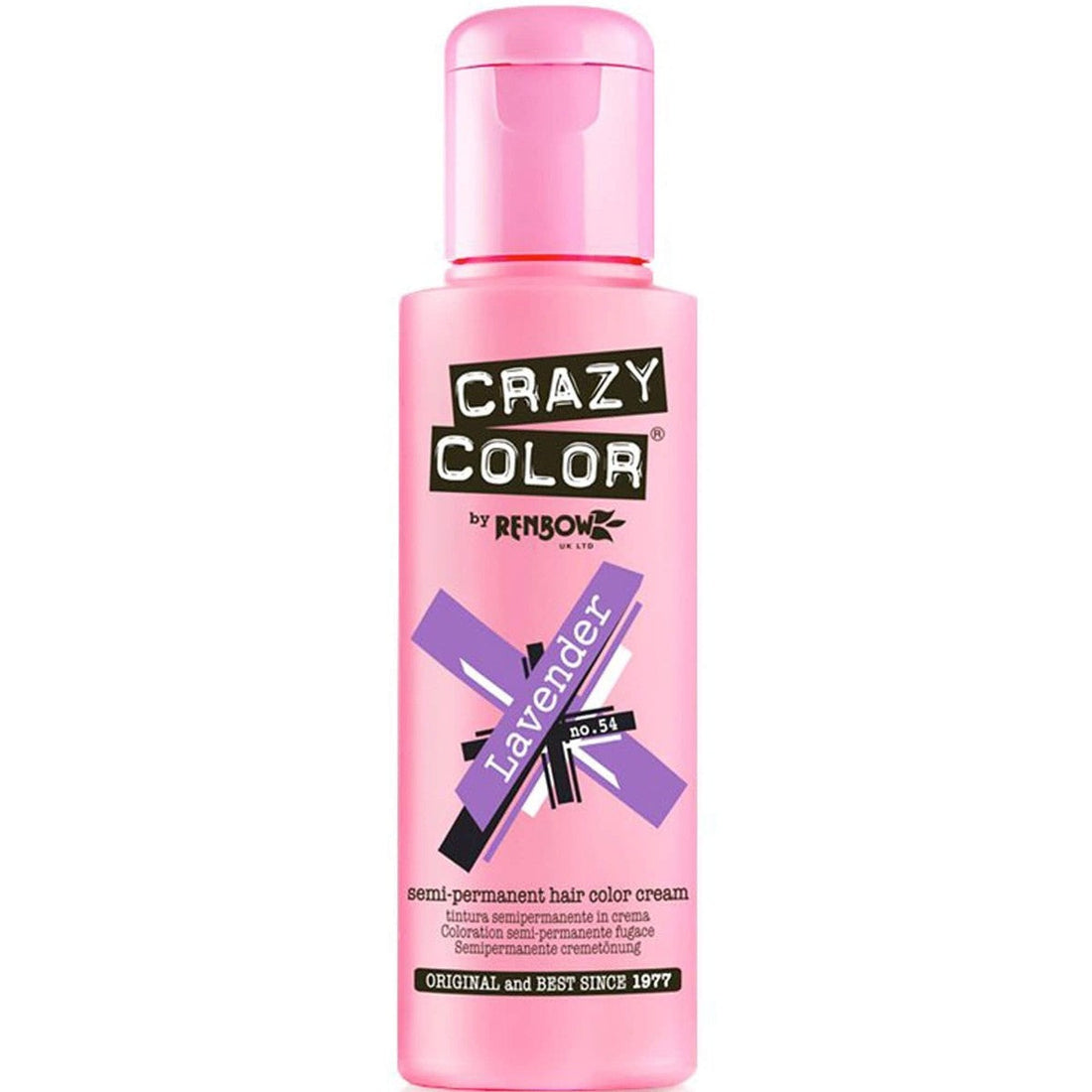 Crazy Color - Semi-Permanent Hair Color Lavender 100ml - Nexus hair