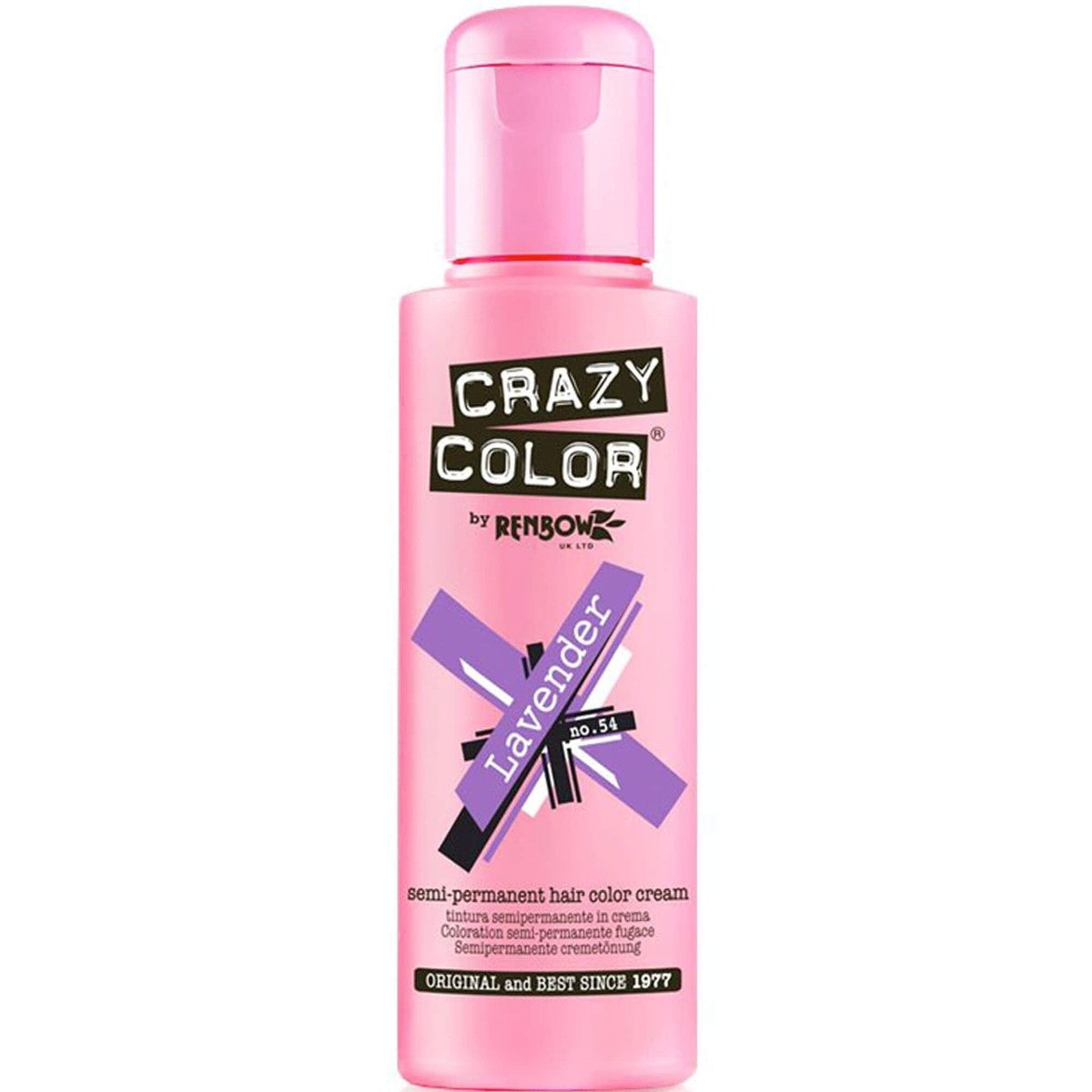 Crazy Color - Semi-Permanent Hair Color Lavender 100ml