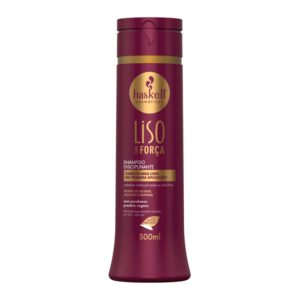 Haskell - Liso Com Forca (Straight with Strength) Shampoo 300ml