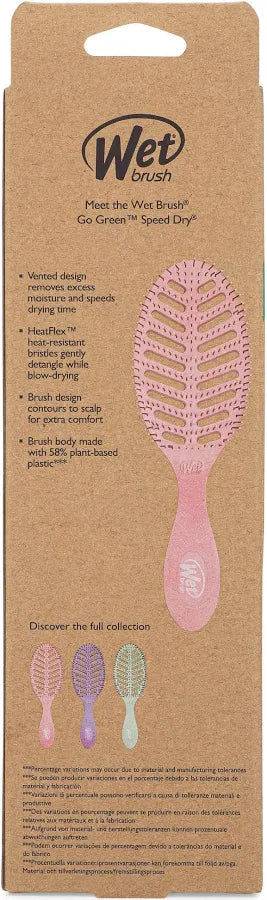 Wet Brush - Go Green Speed Dry Detangler Pink