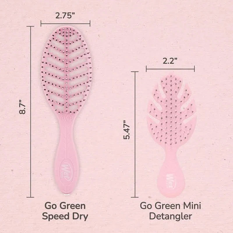 Wet Brush - Go Green Speed Dry Detangler Pink