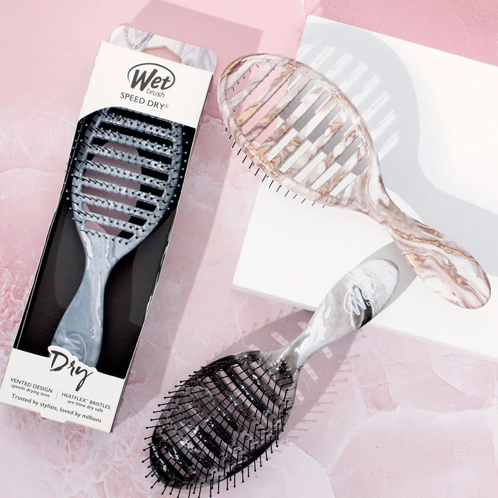 Wet Brush - Speed Dry Detangler Mettalic Marble Onyx