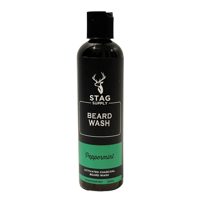 Stag Supply - Activated Charcoal Peppermint Beard Wash 250ml