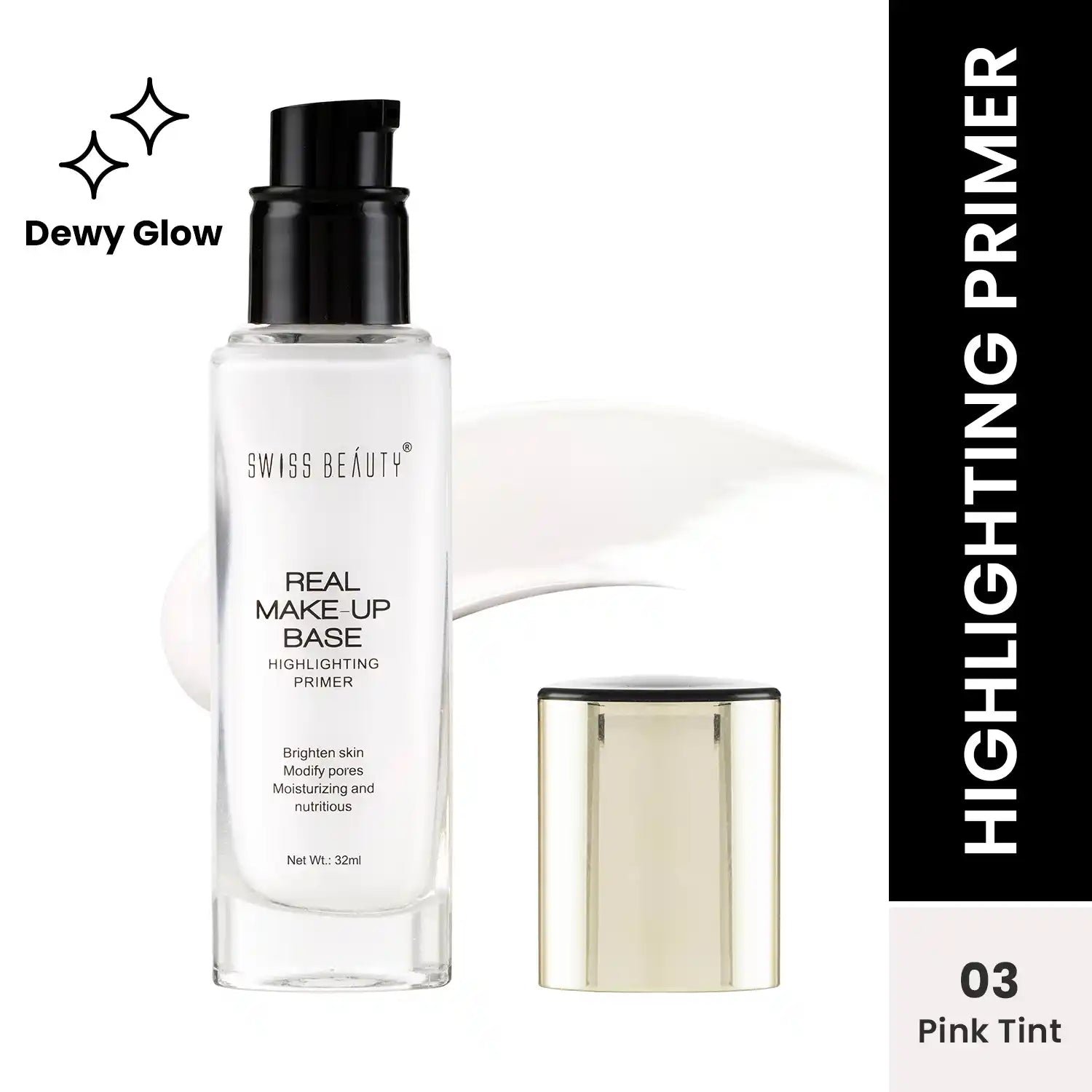 Swiss Beauty - Highlighting Primer Pink Tint Shade No. 3
