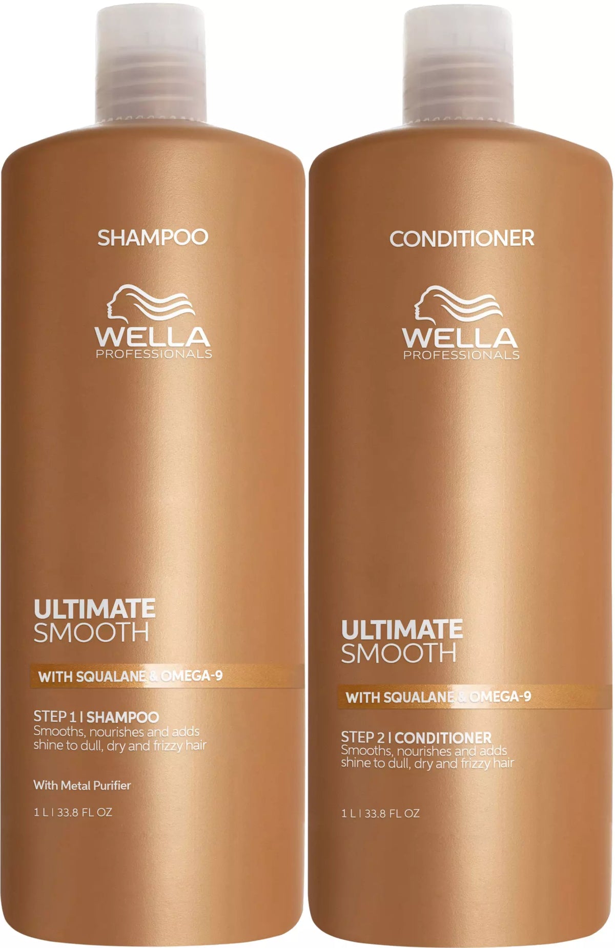 Wella Professionals - Ultimate Smooth Shampoo & Conditioner Duo 1000ml Bundle