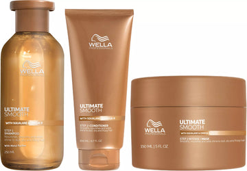Wella Professionals - Ultimate Smooth Shampoo, Conditioner & Mask Trio Bundle