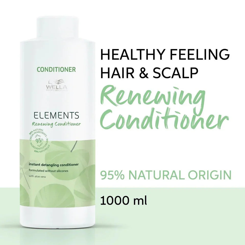 Wella Professionals - Premium Care Elements Lightweight Renewing Shampoo & Conditioner Duo 1000ml Bundle