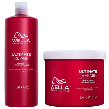 Wella Professionals - Ultimate Repair Shampoo & Conditioner Duo Big Bundle