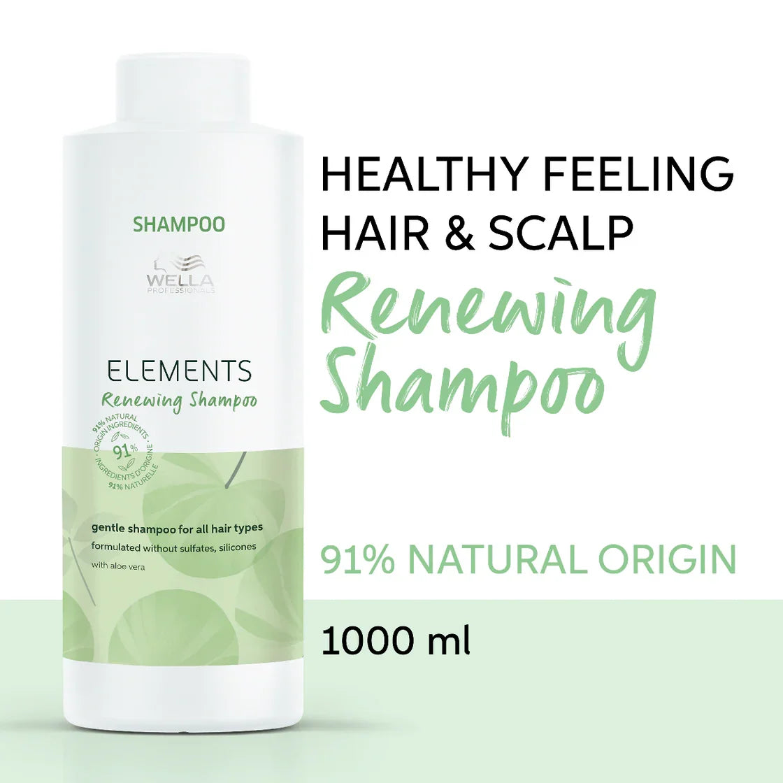Wella Professionals - Premium Care Elements Lightweight Renewing Shampoo & Conditioner Duo 1000ml Bundle