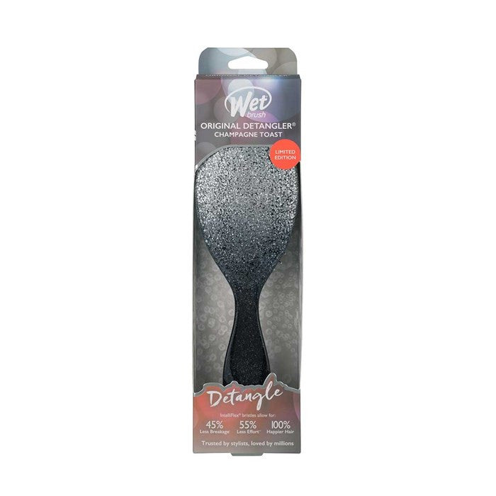 Wet Brush - Champagne Toast Detangler Sparkly Silver