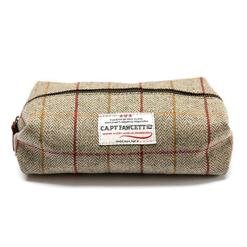 Captain Fawcett - Tweed Wash Bag