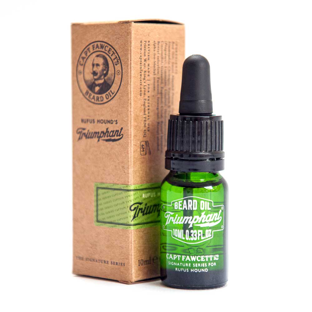 Captain Fawcett - Beard Oil Rufus Hounds Triumphant Travel 10ml